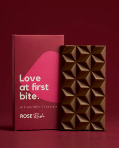 'Love at first bite' Milk Chocolate Bar